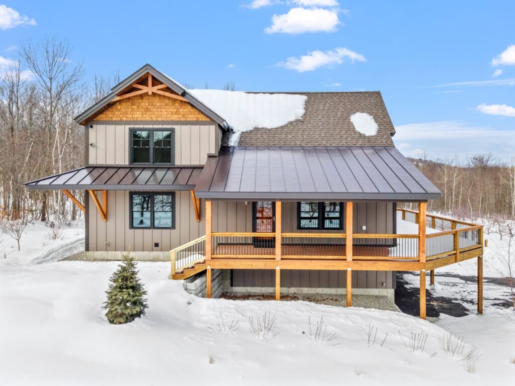 Hillside Battaglia West custom residence in Western Maryland, blending timeless architecture, sustainable design, and panoramic countryside views.