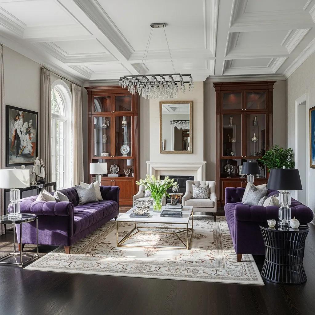 Interior of a Battaglia West luxury home highlighting bespoke finishes and refined design details